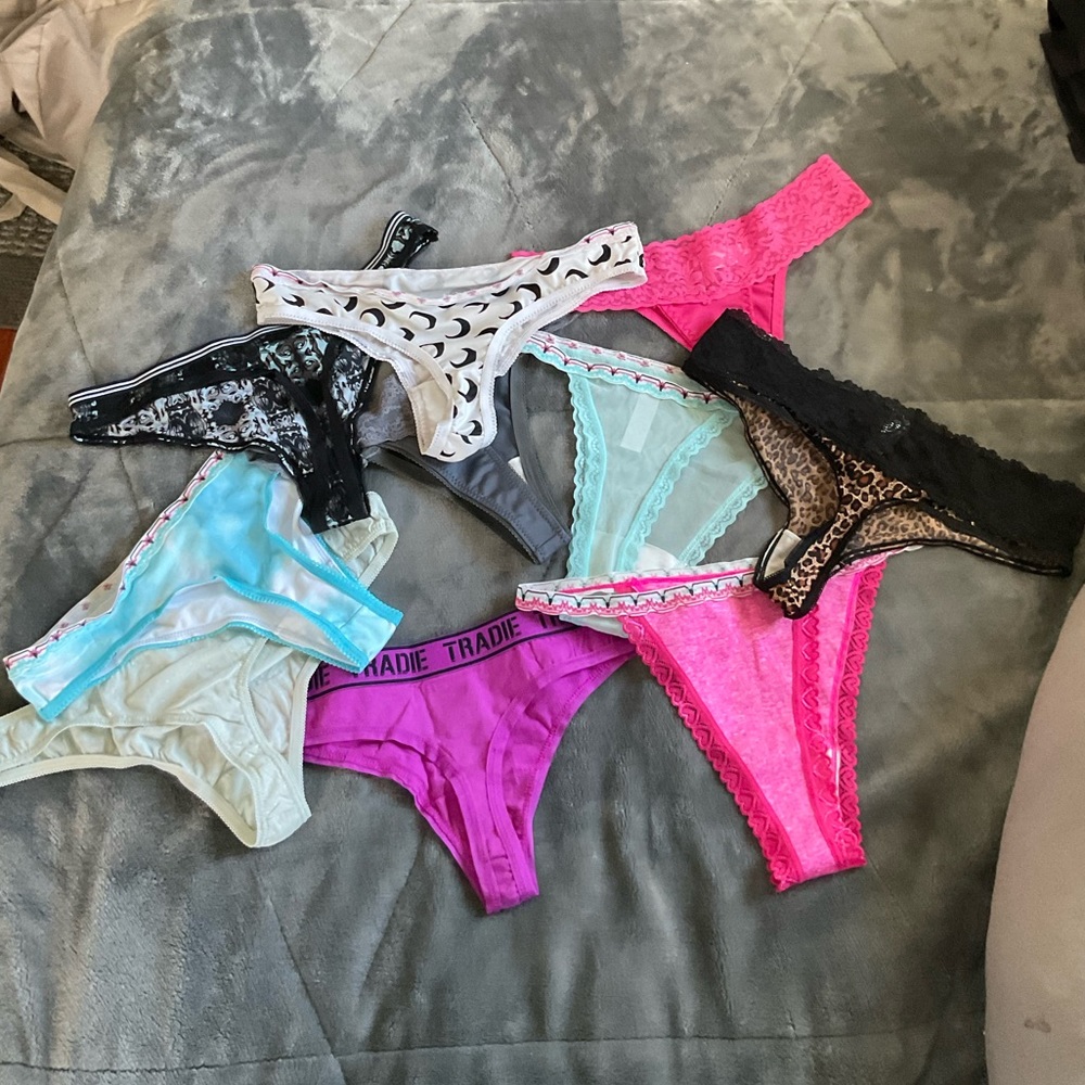 Never worn underwear (thongs)- Selling all 10 for $13